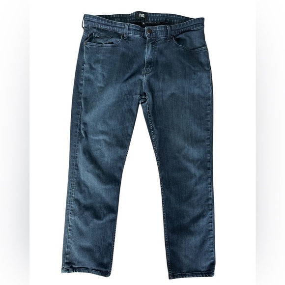 Paige Men's Federal Slim Straight Medium Wash Jean Size 38 (2 Pairs) - Picture 1 of 10